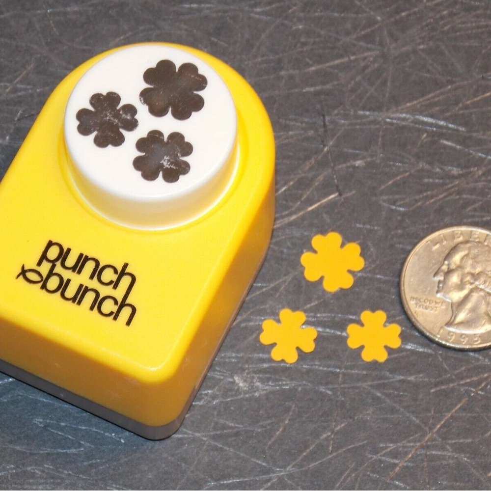 🏷 New Medium Hydra Cluster Punch 1/2 in Scrapbook Paper Punch Bunch